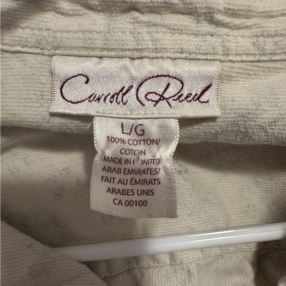 Vintage Carroll Reed Floral Button Down Shirt Size Large Women’s - Picture 11 of 11